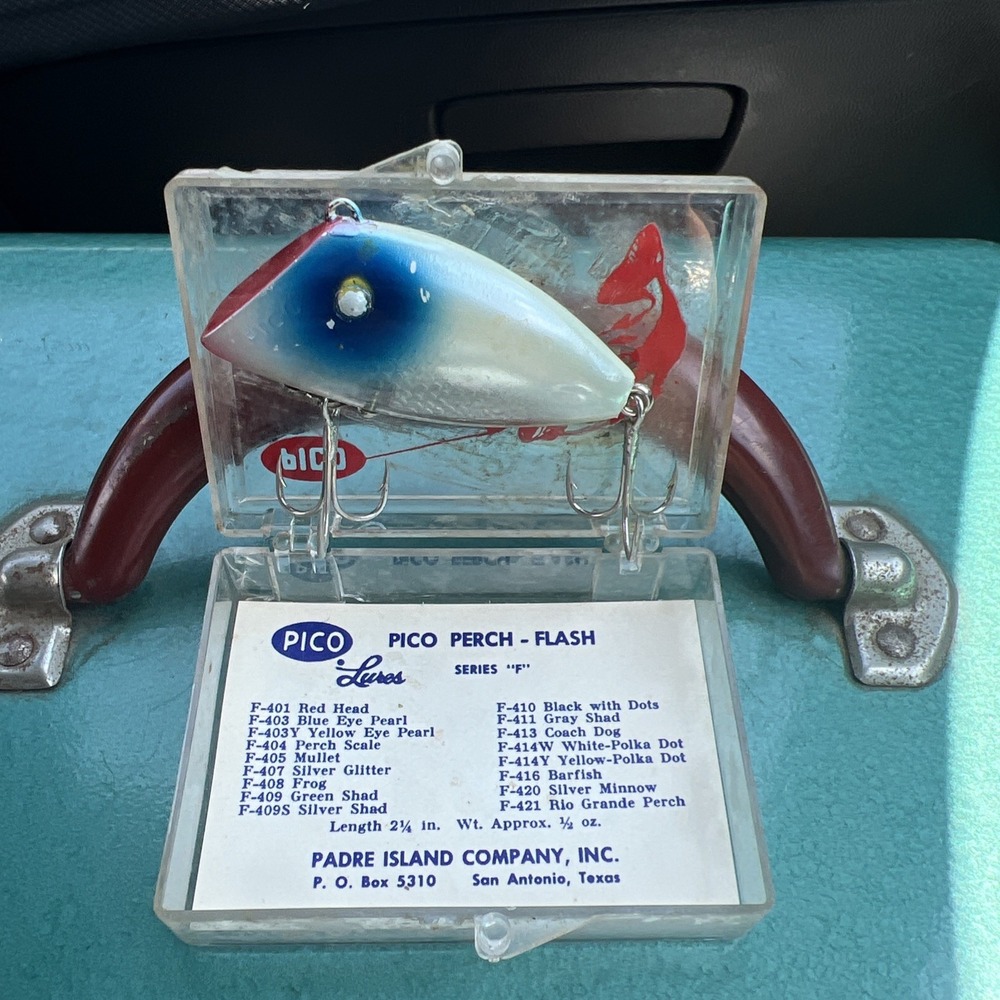 Vintage Pico Perch Fishing Lure